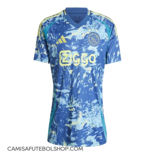 Camisa de time de futebol Ajax Replicas 2º Equipamento Feminina 2024-25 Manga Curta